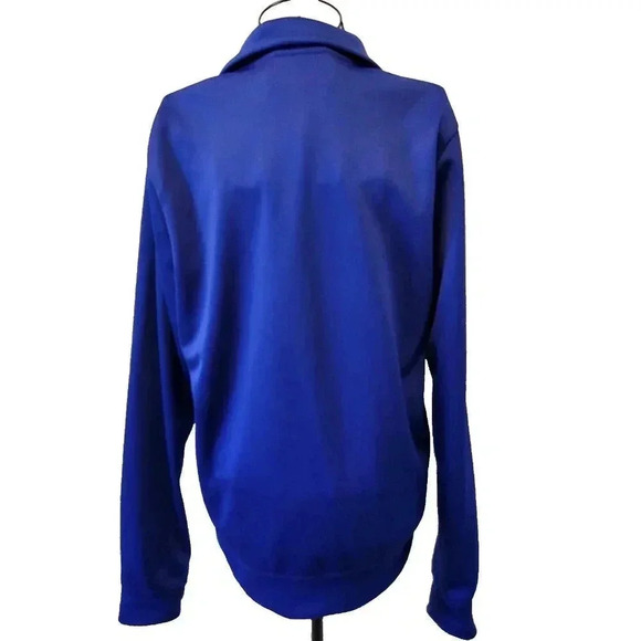 Nike Tennis Track Jacket Medium Women's Full Zip Blue Pink White Colorblock - Picture 2 of 3